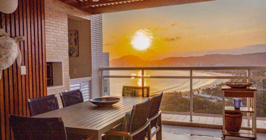 Cobertura com 4 dormitórios, 268 m² - venda por R$ 4.500.000,00 ou aluguel por R$ 27.200,00 - Enseada - Guarujá/SP
