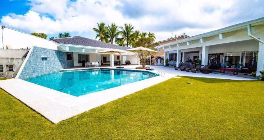 Casa com 5 dormitórios à venda, 700 m² por r$ 6.700.000,00 - acapulco - guarujá/sp