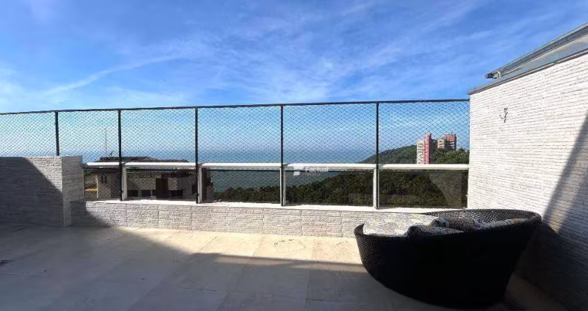 Apartamento com 4 suítes para alugar, 170 m² por r$ 7.500/mês - morro sorocotuba - guarujá/sp