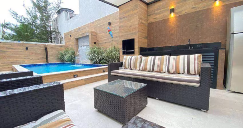 Casa com 4 dormitórios, 340 m² - venda por R$ 1.170.000,00 ou aluguel por R$ 11.200,00/mês - Enseada - Guarujá/SP