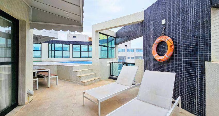 Cobertura Penthouse à venda na Praia das Pitangueiras - Guarujá /SP.