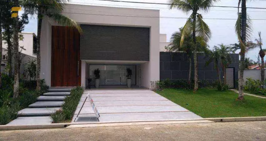 Casa com 6 dormitórios, 517 m² - venda por r$ 8.500.000,00 ou aluguel por r$ 30.000,00/mês - acapulco - guarujá/sp