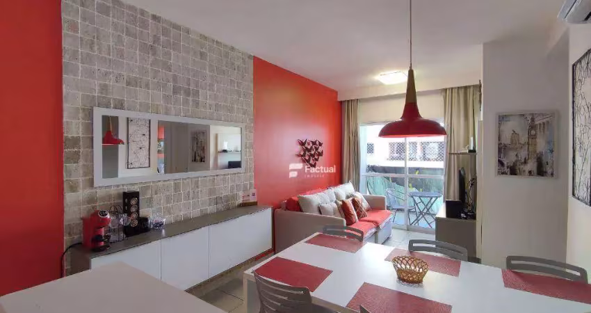 Apartamento com 2 dormitórios à venda, 59 m² por r$ 420.000,00 - enseada - guarujá/sp