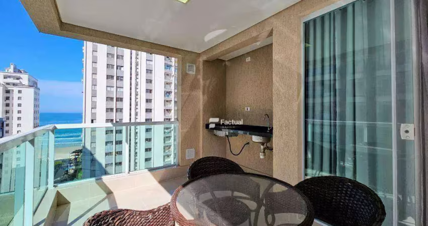 Apartamento com vista mar em praia de pitangueiras guarujá.