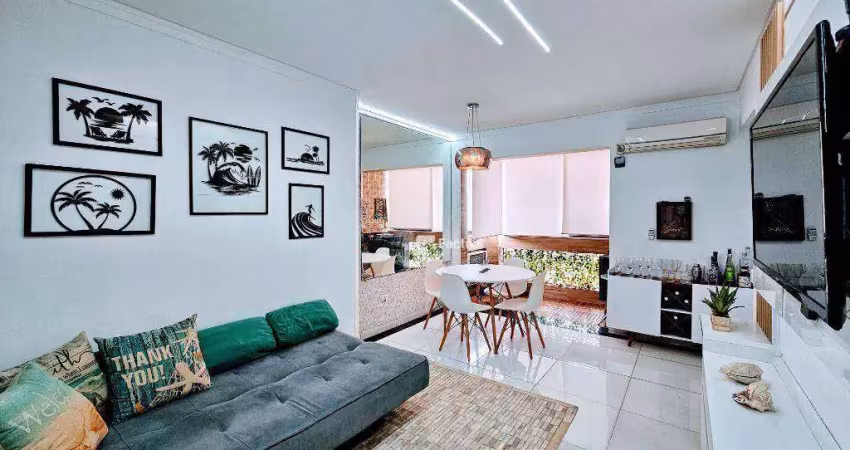 Apê 2 quartos, à venda, 75 m² por r$ 478.000 - astúrias - guarujá/sp