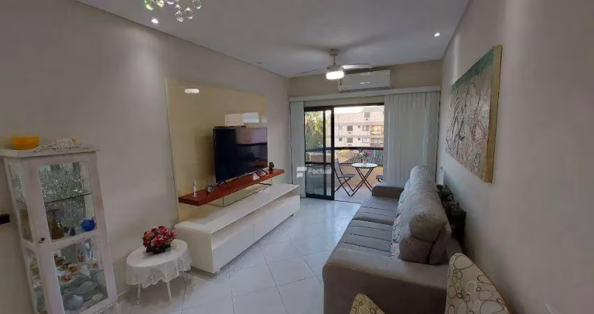 Apartamento com 4 dormitórios à venda, 110 m² por r$ 640.000,00 - enseada - guarujá/sp