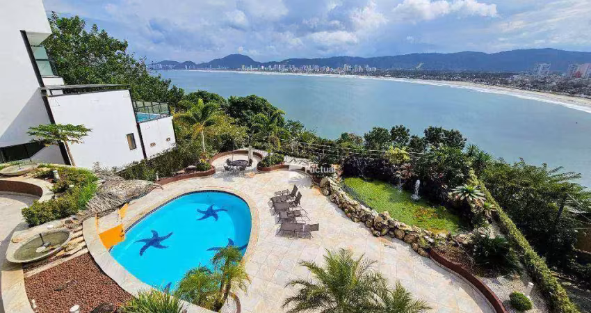 Casa com 8 suítes à venda, 1000 m² por r$ 12.000.000 - península - guarujá/sp
