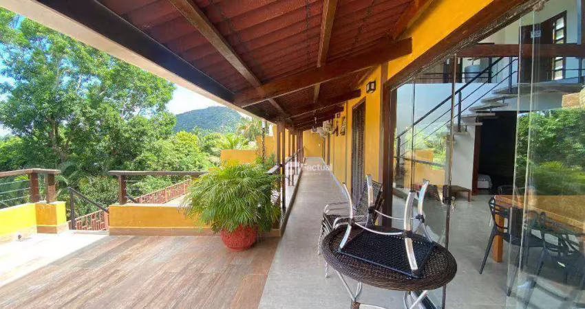 Casa em condomínio fechado com 5 quartos para alugar na Avenida Gérson Maturani, 1001, Enseada, Guarujá