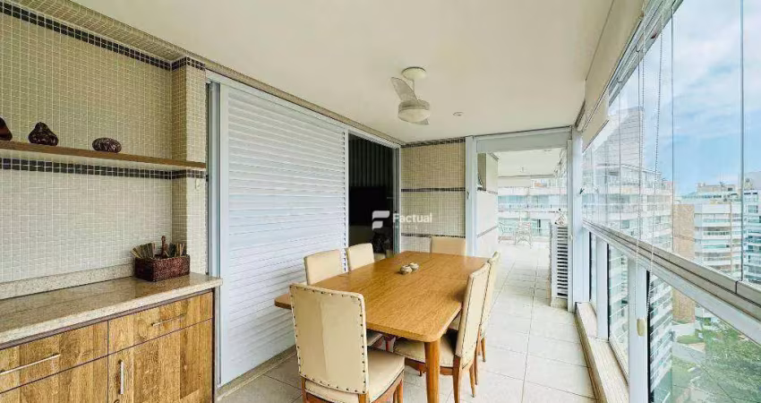 Apartamento com 2 suítes para alugar, 127 m² - riviera de são lourenço - bertioga/sp
