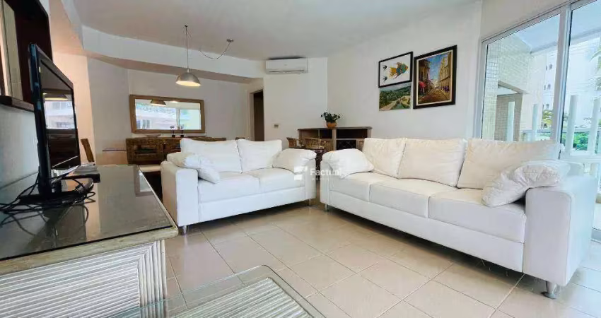 Apartamento com 3 dormitórios, 147 m² - venda ou aluguel/dia - riviera de são lourenço - bertioga/sp