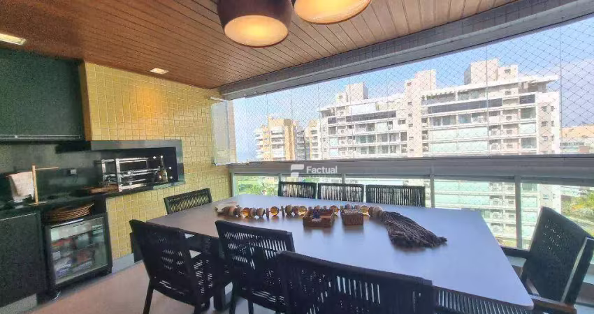 Apartamento com 4 dormitórios à venda, 160 m² - riviera de são lourenço - bertioga/sp