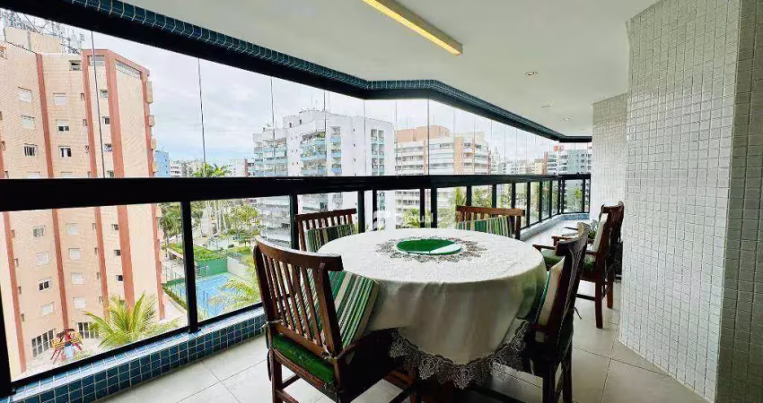 Apartamento com 4 dormitórios à venda, 145 m² - riviera  de são lourenço - bertioga/sp