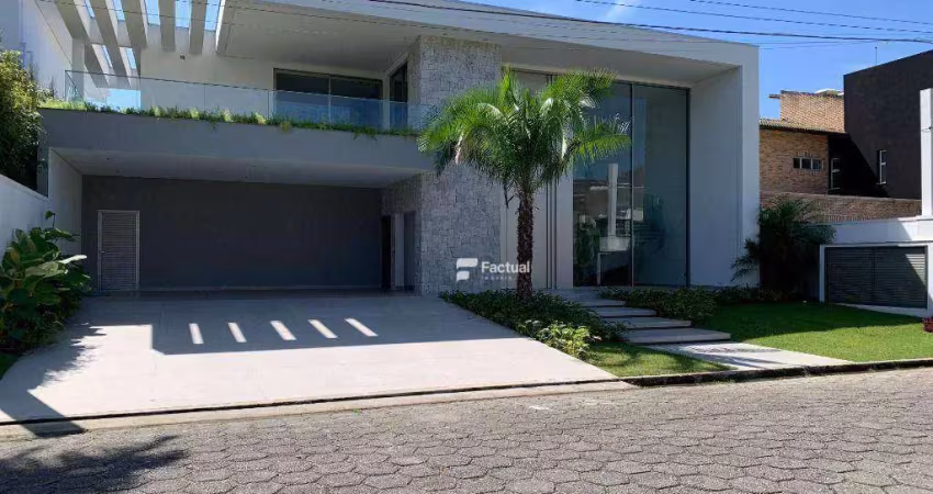 Casa com 7 dormitórios à venda, 812 m² por r$ 16.000.000,00 - acapulco - guarujá/sp