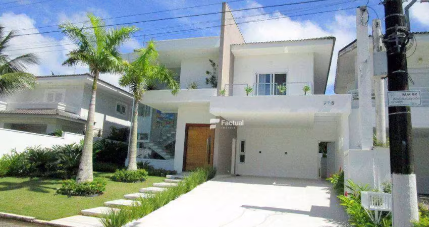 Casa com 5 dormitórios à venda, 445 m² por r$ 4.500.000,00 - acapulco - guarujá/sp
