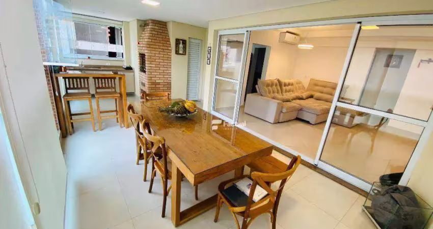 Apartamento com 3 dormitórios à venda, 115 m² por r$ 893.000,00 - enseada - guarujá/sp