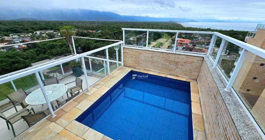 Apartamento com 3 dormitórios à venda, 168 m² por r$ 2.700.000,00 - são lourenço - bertioga/sp