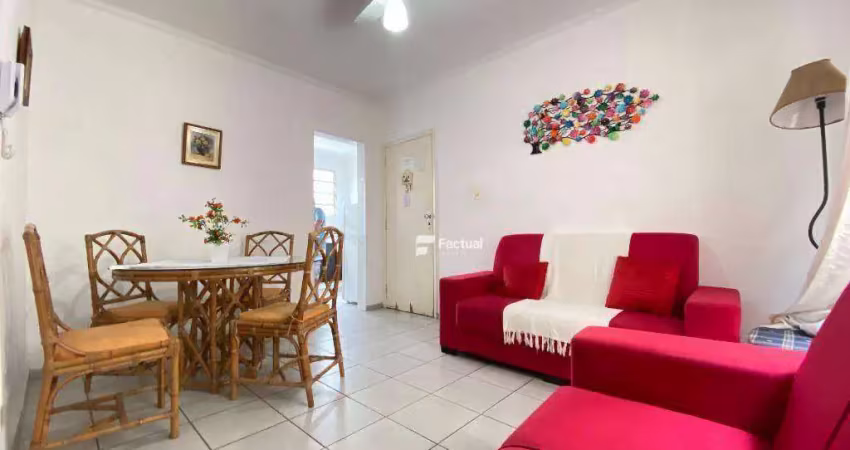 Apartamento com 2 dormitórios à venda, 58 m² por r$ 225.000,00 - enseada - guarujá/sp