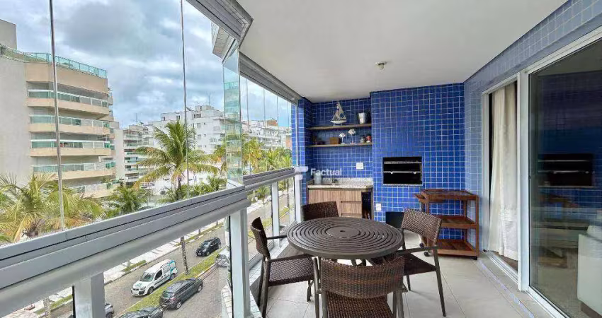 Apartamento com 3 dormitórios à venda, 105 m² - riviera de são lourenço - bertioga/sp