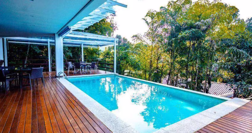 Casa com 5 dormitórios à venda, 1000 m² - iporanga - guarujá/sp