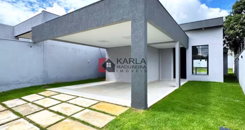 Novo santos dumont - casa 03 quartos, com piscina e lote de 500 m²