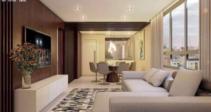 Apartamento para venda em belo horizonte, lourdes, 2 dormitórios, 1 suíte, 2 banheiros, 2 vagas