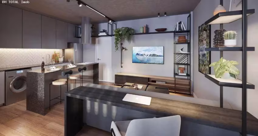Apartamento para Venda em Belo Horizonte, Boa Viagem, 1 dormitório, 1 banheiro, 1 vaga