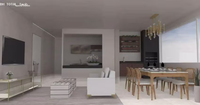 Apartamento com Área Privativa para Venda em Belo Horizonte, Grajaú, 3 dormitórios, 2 suítes, 3 banheiros, 2 vagas