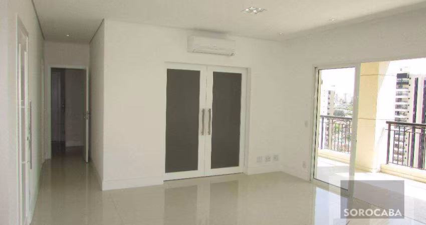 Apartamento com 3 dormitórios, 196 m² - venda por R$ 2.250.000,00 ou aluguel por R$ 11.534,00/mês - Condomínio Único Campolim - Sorocaba/SP