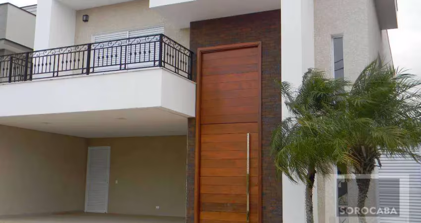 Sobrado com 4 dormitórios à venda, 331 m² por R$ 2.190.000 - Condomínio Mont Blanc - Sorocaba/SP, Próximo ao Shopping Iguatemi e Mercado Tauste,