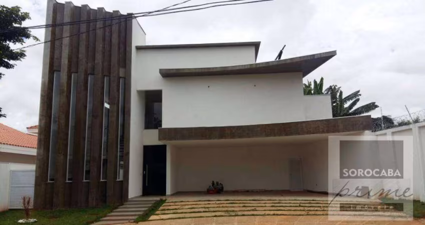 Sobrado com 4 dormitórios para alugar, 351 m² por R$ 11.400,00/mês - Condomínio Mont Blanc - Sorocaba/SP