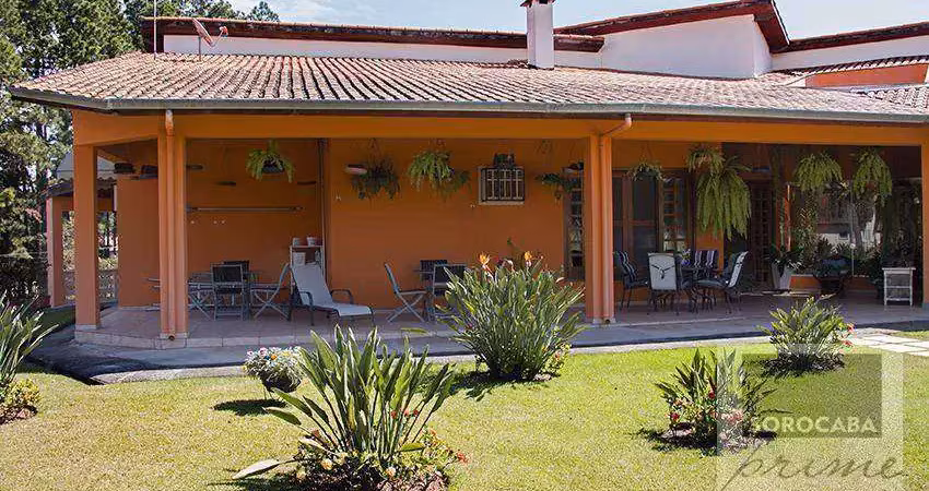 Sobrado com 4 dormitórios à venda, 800 m² por r$ 6.000.000,00 - chácaras residenciais santa maria - votorantim/sp