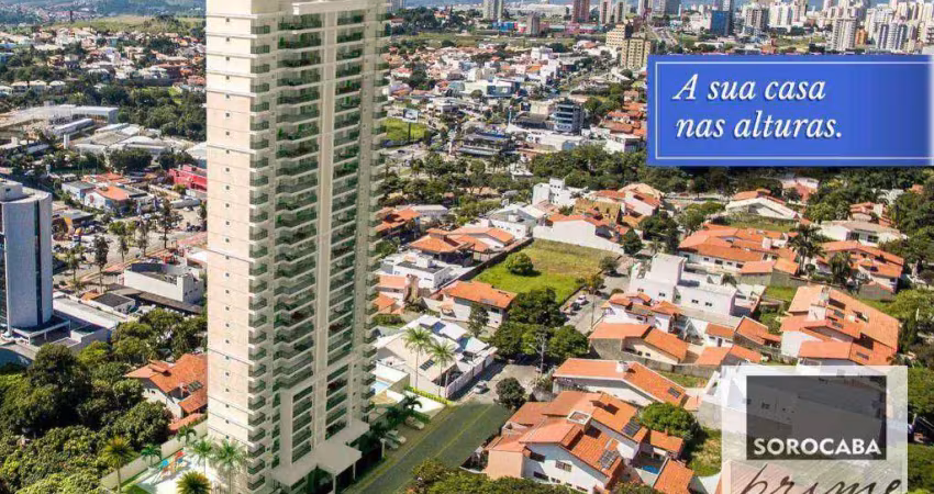 Apartamento garden com 4 dormitórios à venda, 166 m² por r$ 1.700.000,00 - edifício tom jobim - sorocaba/sp