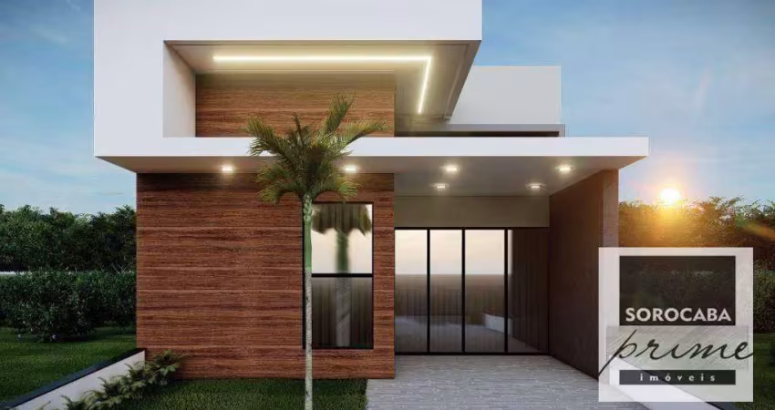 Casa com 3 dormitórios à venda, 120 m² por r$ 671.000,00 - condomínio terras de são francisco - sorocaba/sp