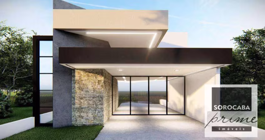 Casa com 3 dormitórios à venda, 120 m² por r$ 671.000,00 - condomínio terras de são francisco - sorocaba/sp