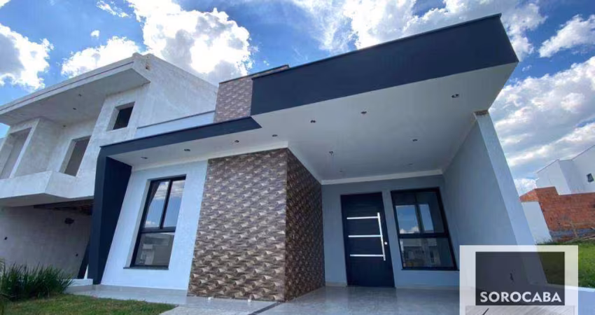 Casa com 3 dormitórios à venda, 103 m² por R$ 780.000,00 - Condomínio Terras de São Francisco - Sorocaba/SP