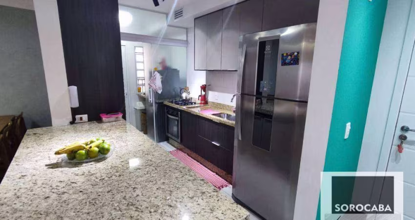 Apartamento com 3 dormitórios à venda, 97 m² por R$ 690.000,00 - Condominio Residencial Montpellier - Sorocaba/SP