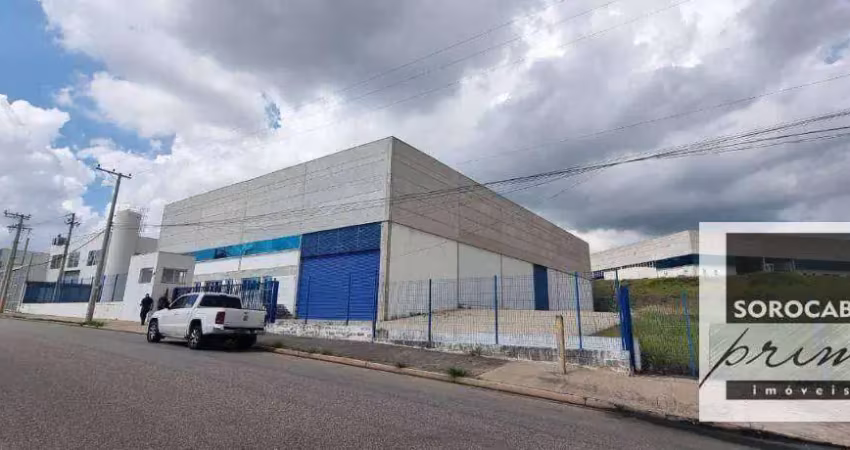 Galpão para alugar, 2500 m² por r$ 40.000,00/mês - aparecidinha - sorocaba/sp