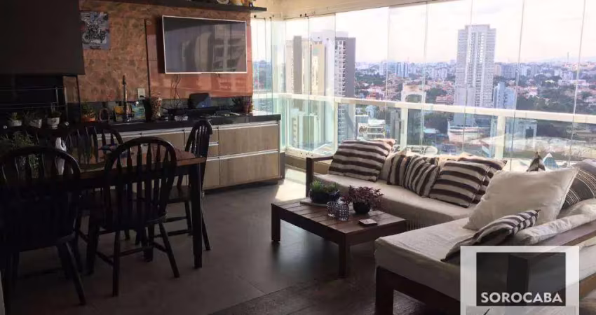 Apartamento com 3 dormitórios, 170 m² - venda por r$ 1.450.000,00 ou aluguel por r$ 12.000,00/mês - jardim emília - sorocaba/sp