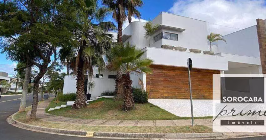 Casa com 4 dormitórios, 615 m² - venda por R$ 3.200.000,00 ou aluguel por R$ 20.000,00/mês - Parque Reserva Fazenda Imperial - Sorocaba/SP