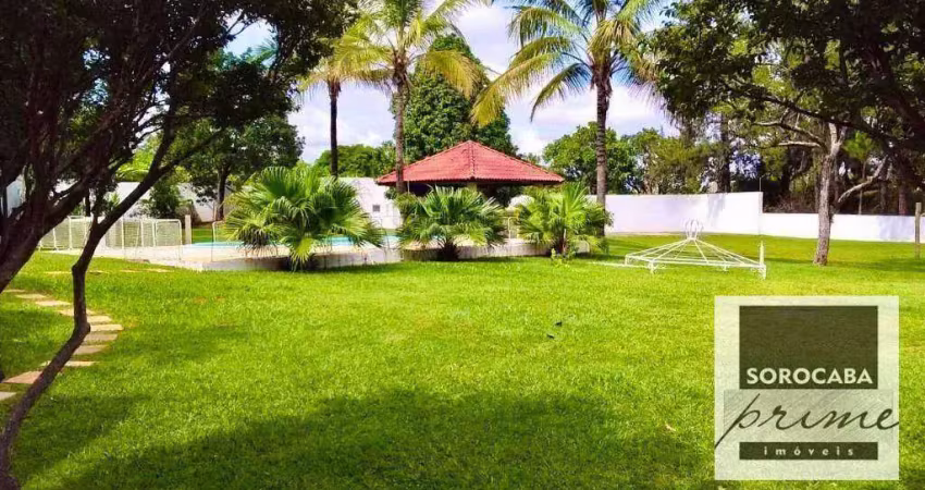 Chácara com 4 dormitórios, 5000 m² - venda por r$ 5.000.000,00 ou aluguel por r$ 12.625,00/mês - chácaras residenciais santa maria - votorantim/sp