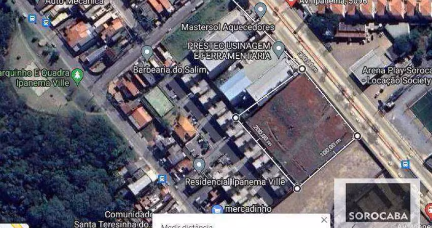 Área à venda, 5000 m² por r$ 10.000.000,00 - parque são bento - sorocaba/sp
