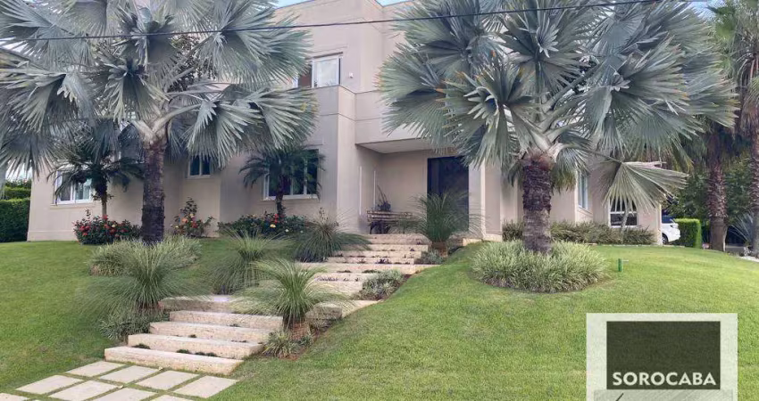 Casa com 4 dormitórios à venda, 600 m² por r$ 5.500.000 - lago azul - araçoiaba da serra/sp