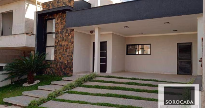 Casa com 3 dormitórios à venda, 155 m² por R$ 930.000 - Villagio Wanel - Sorocaba/SP