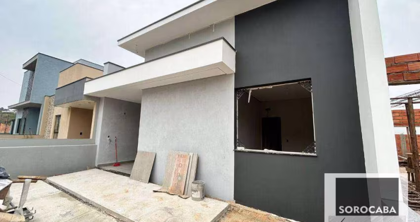Casa com 3 dormitórios (sendo 1 suíte) à venda, 110 m² por R$ 670.000 - Horto Florestal Villagio - Sorocaba/SP