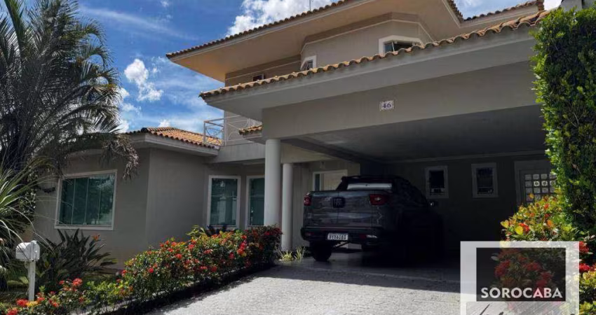 Sobrado com 3 suítes para alugar, 385 m² por R$ 12.188/mês - Jardim Residencial Tivoli Park - Sorocaba/SP