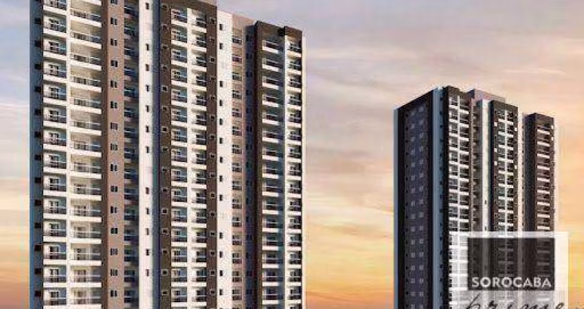 Apartamento lançamentos com 3 dormitórios ( sendo 1 suíte ) à venda, 60 m² - JJR BUENA VISTA CLUBE - Boa Vista - Sorocaba/SP
