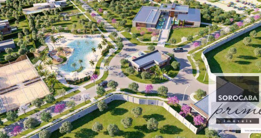 Terreno lançamento à venda, 1000 m²  - Jardim Colonial I -LANÇAMENTO LAGO AZUL II - CLUBE RESIDENCIAL &amp; GOLFE - Araçoiaba da Serra/SP