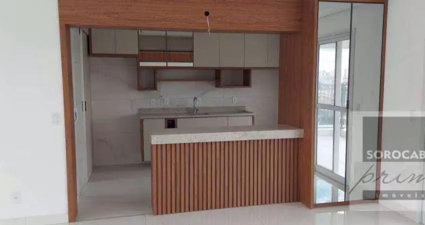 Apartamento com 3 dormitórios, 166 m² - venda por r$ 2.500.000,00 ou aluguel por r$ 11.774,00/mês - edifício tom jobim - sorocaba/sp
