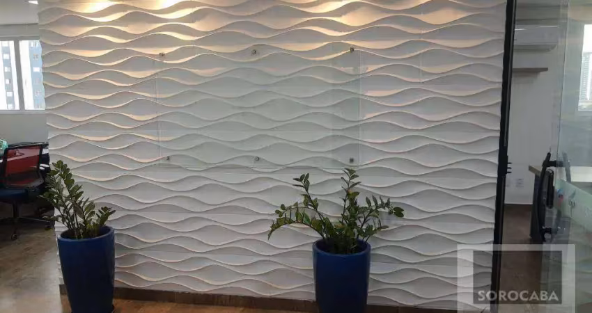Sala para alugar, 110 m² por r$ 9.000,00/mês - parque campolim - votorantim/sp