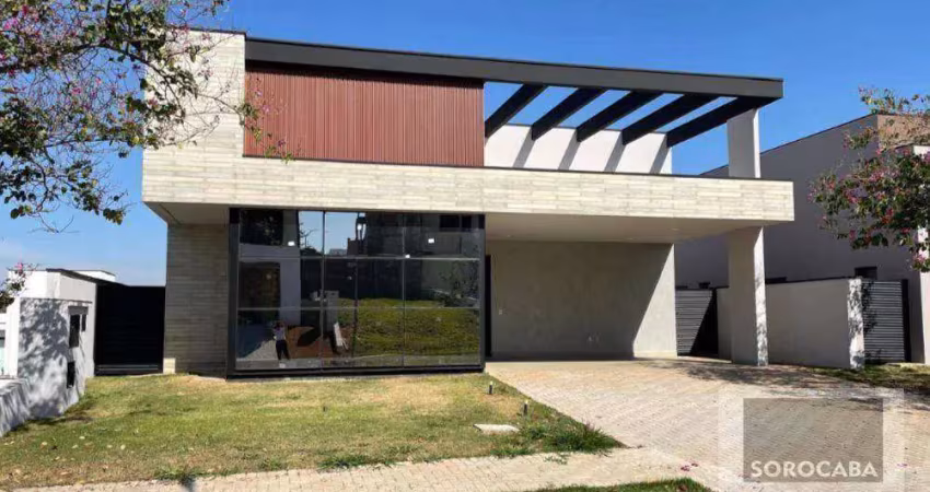 Casa com 3 suítes à venda, 249 m² por r$ 2.500.000 - alphaville nova esplanada iii - votorantim/sp